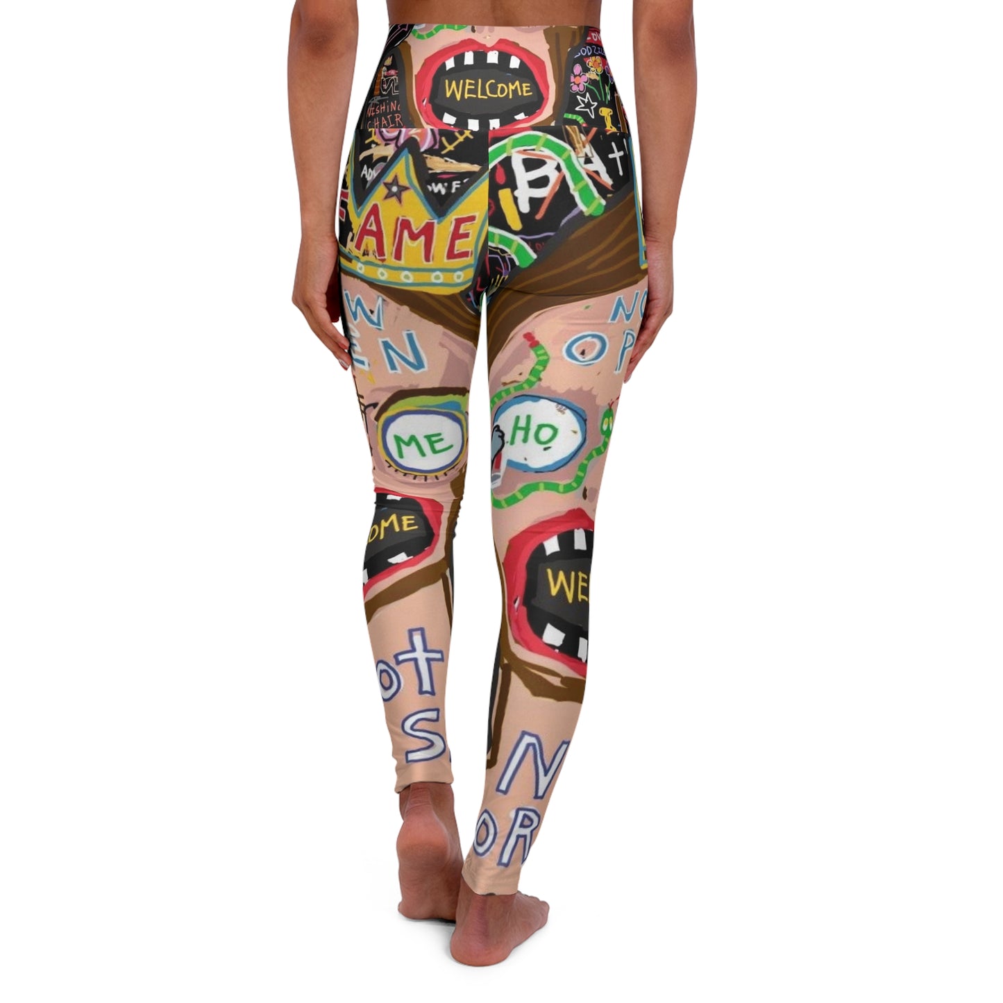 Wearable Art Yoga Leggings (AOP) by Dani Wilson
