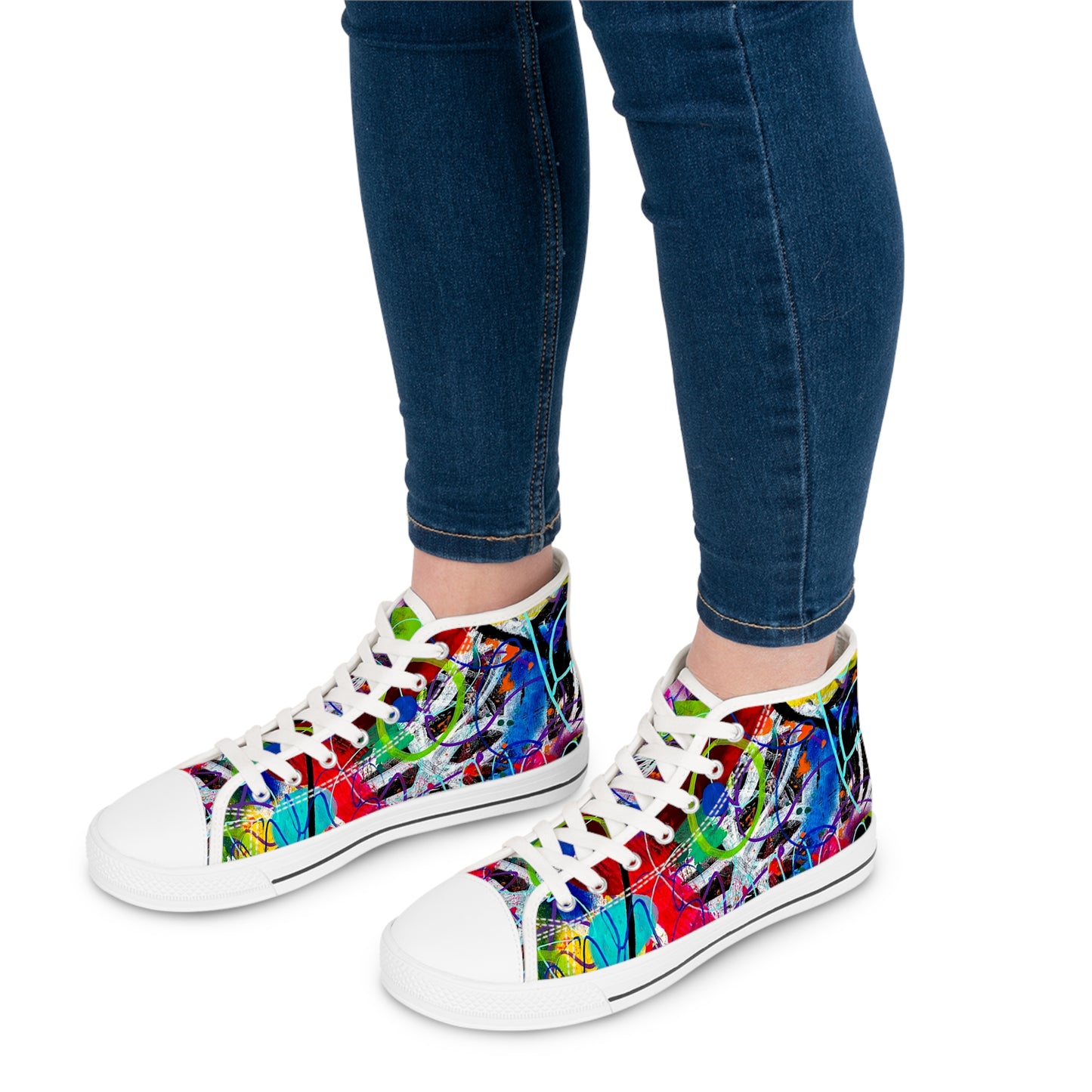 Women's High Top Sneakers by Dani Wilson