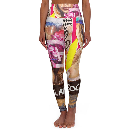 High Waisted Leggings (AOP) by Dani Wilson
