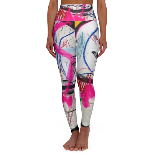 High Waisted Leggings (AOP) by Dani Wilson