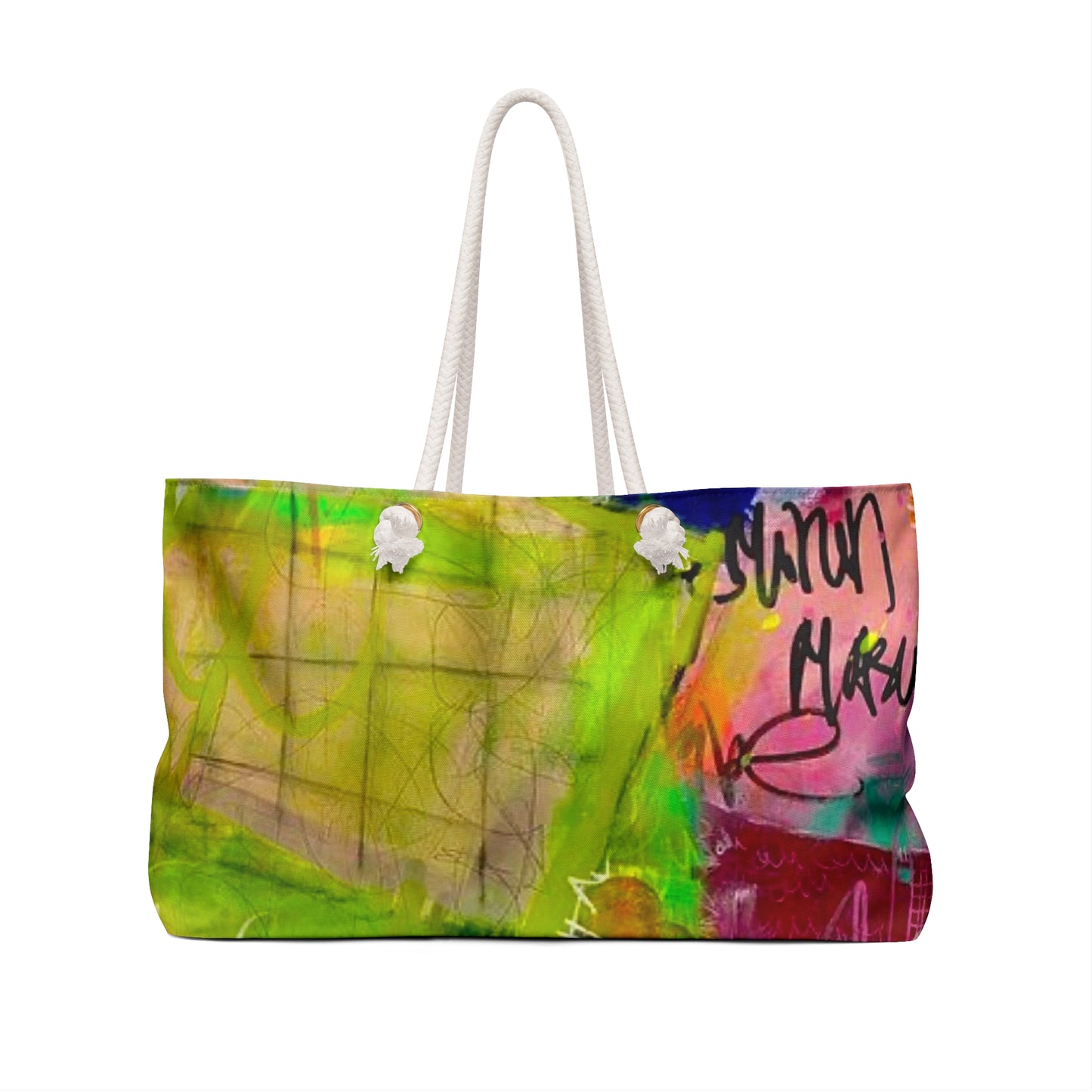 Abstract Graffiti Art 24x13 Cotton Tote Bag