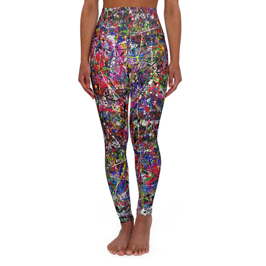 High Waisted Leggings (AOP) by Dani Wilson