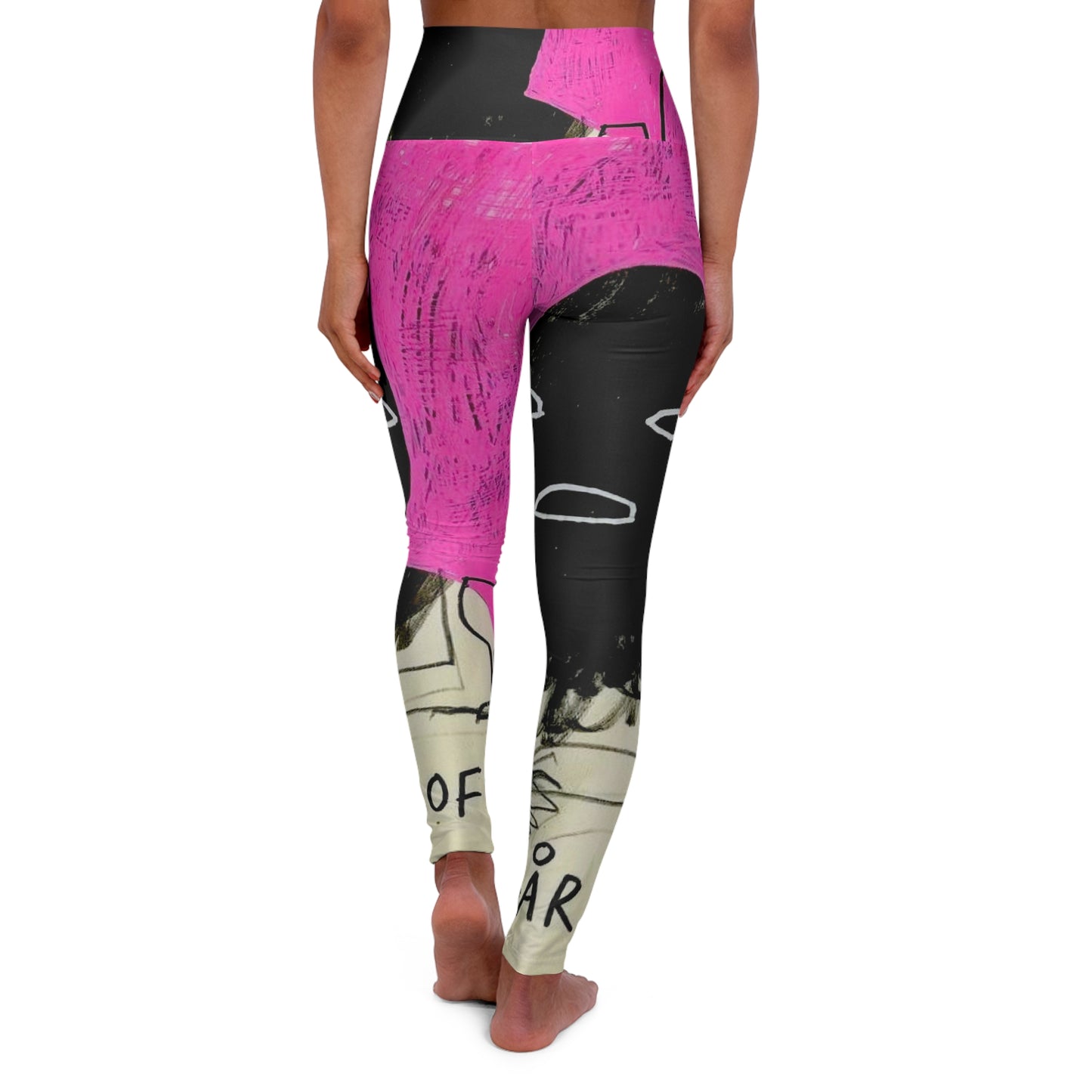 High Waisted Yoga Leggings (AOP)