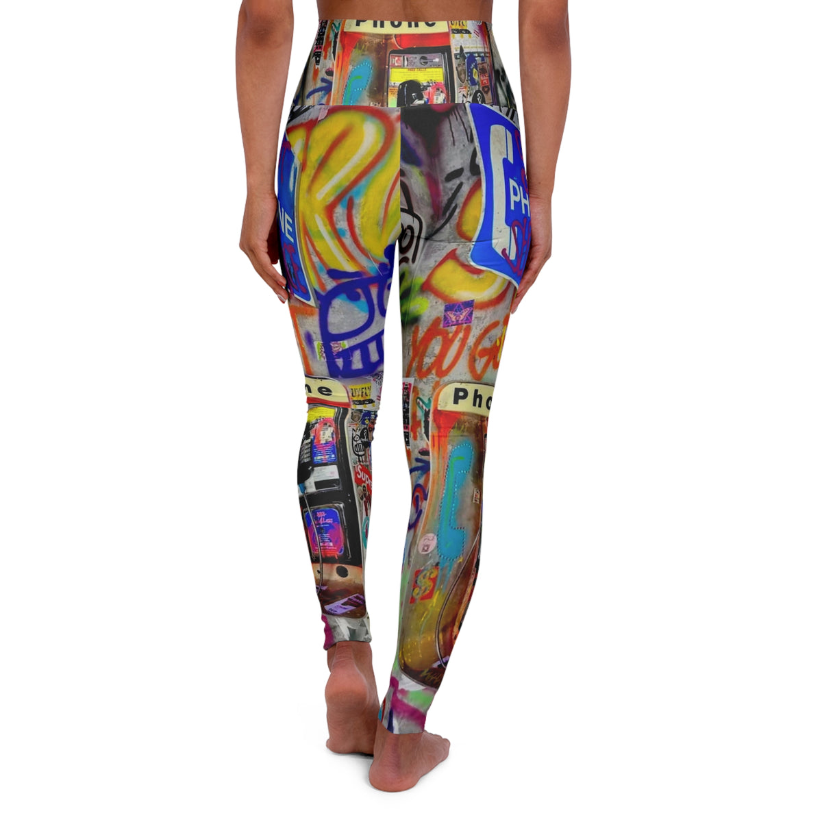 High Waisted Yoga Leggings (AOP)