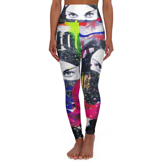 High Waisted Leggings (AOP) by Dani Wilson