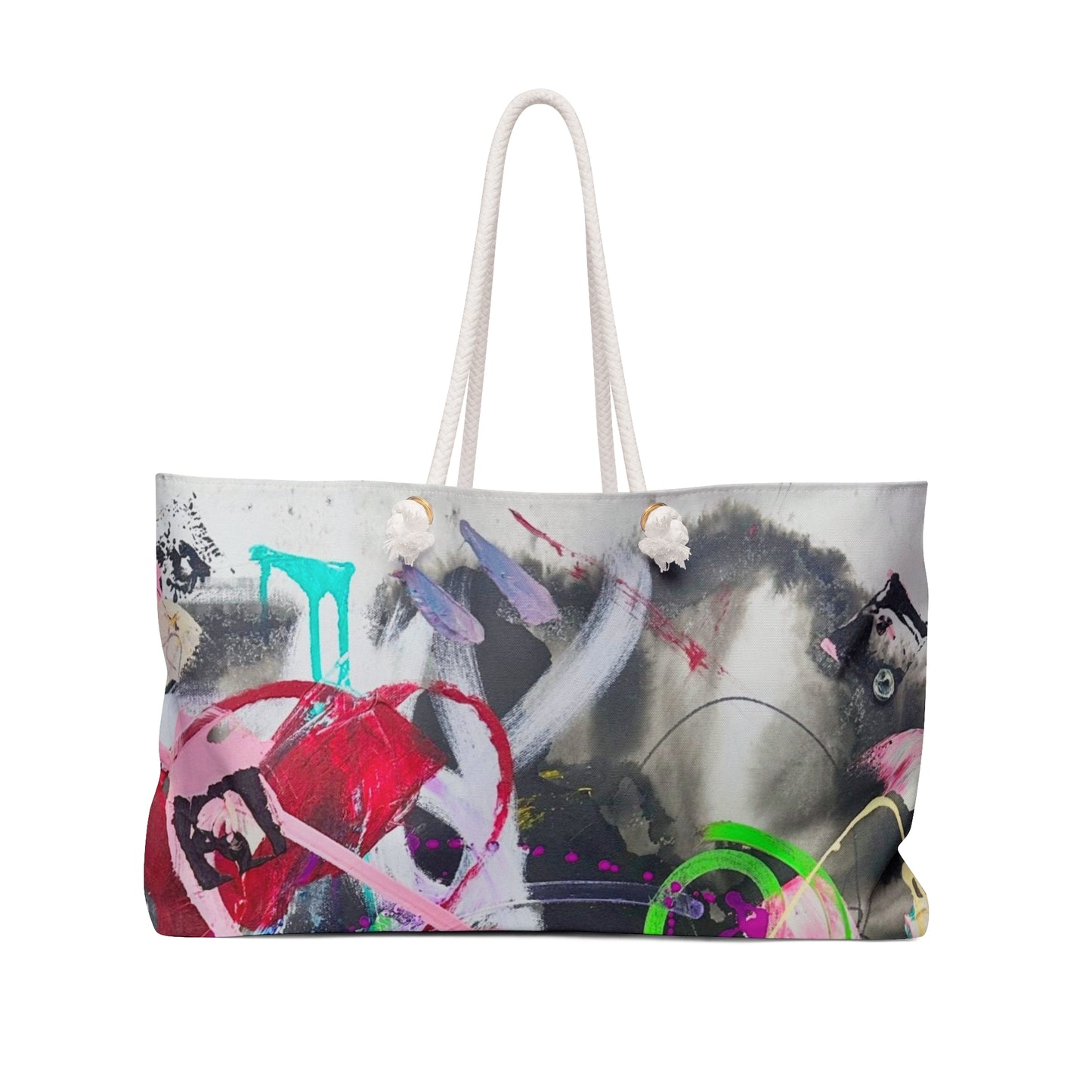 Graffiti Weekender Bag by Dani Wilson