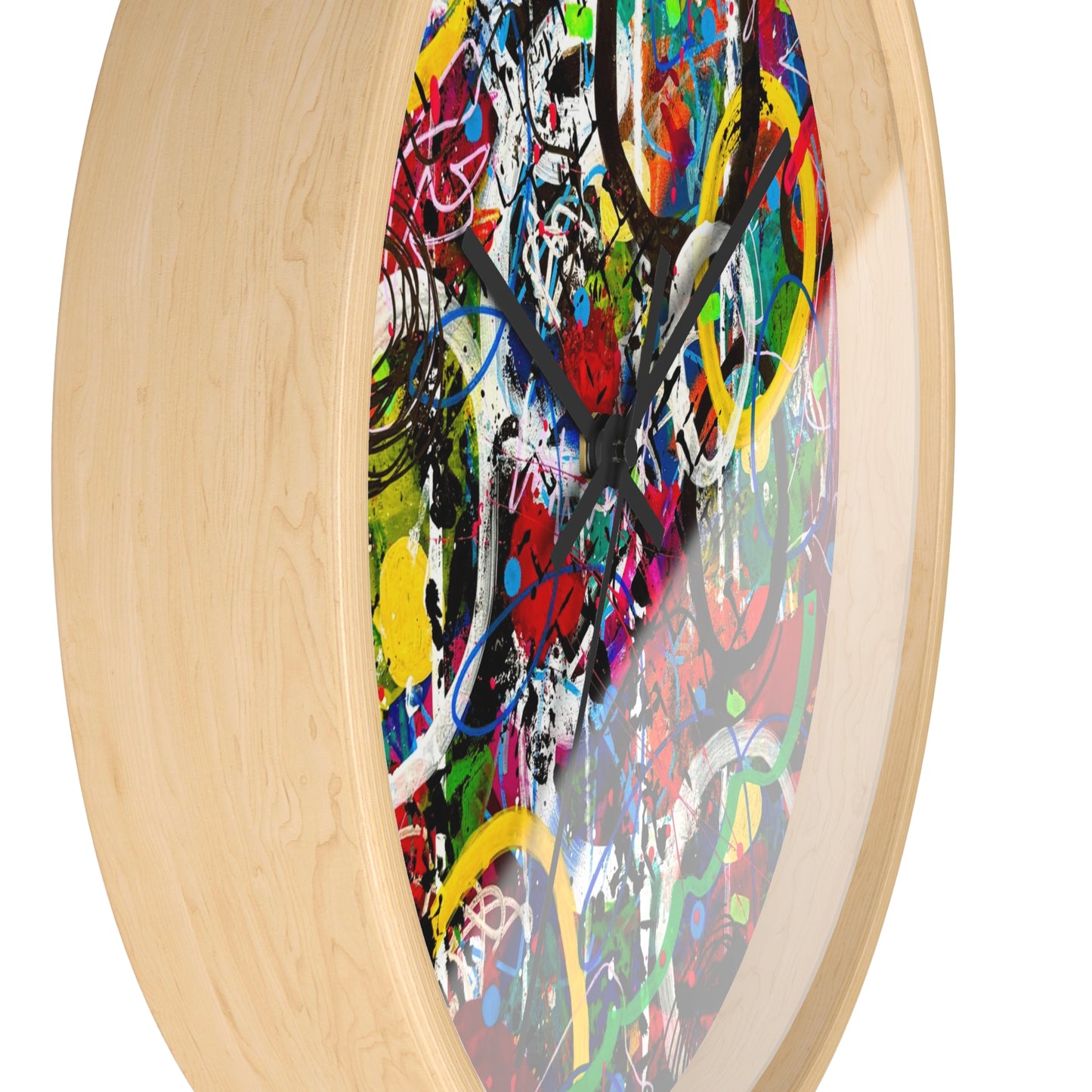 Abstract Wall Clock by Dani Wilson