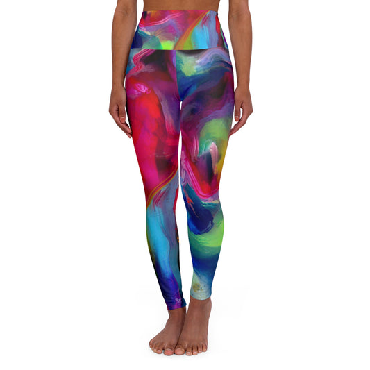 High Waisted Leggings (AOP) by Dani Wilson