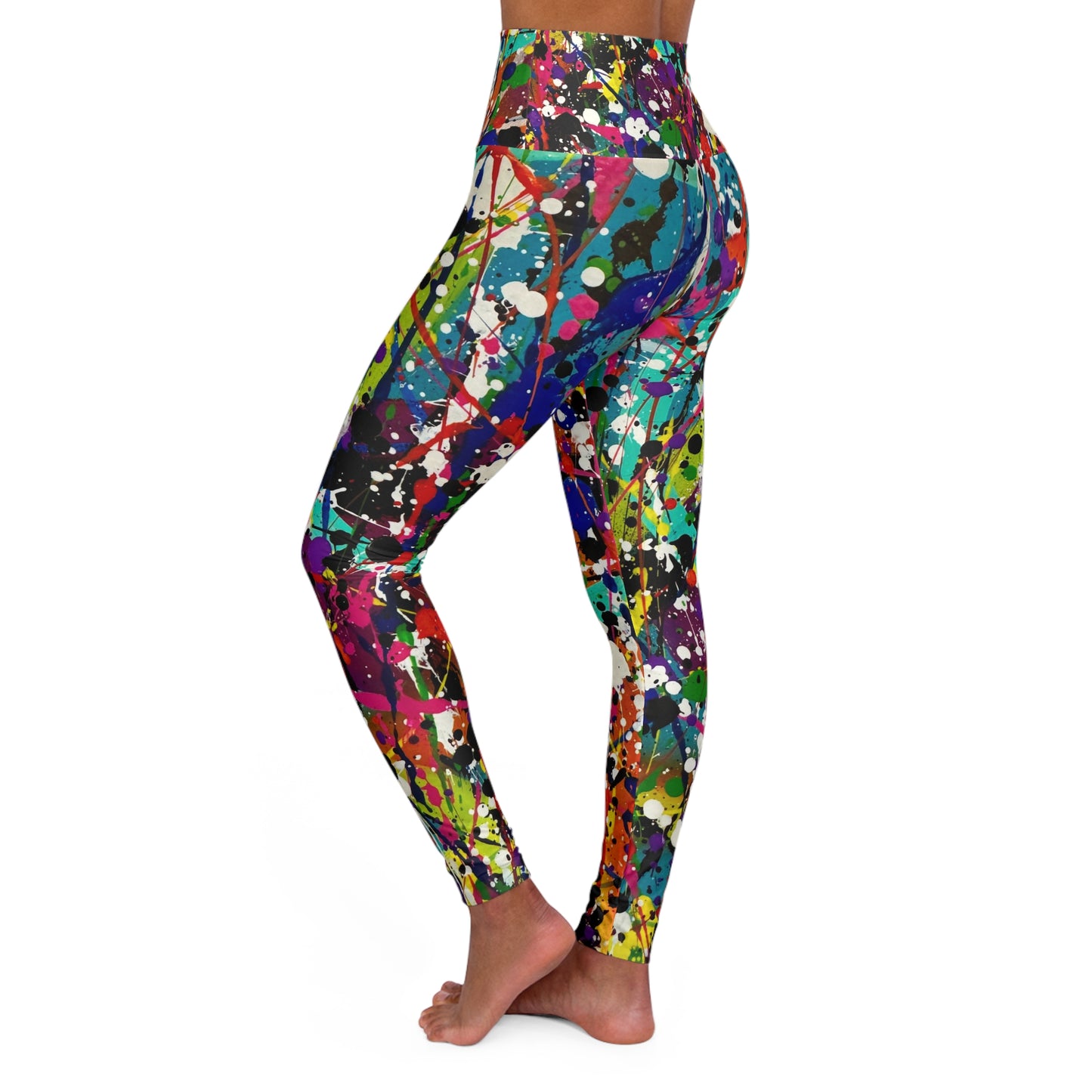 High Waisted Leggings (AOP) by Dani Wilson