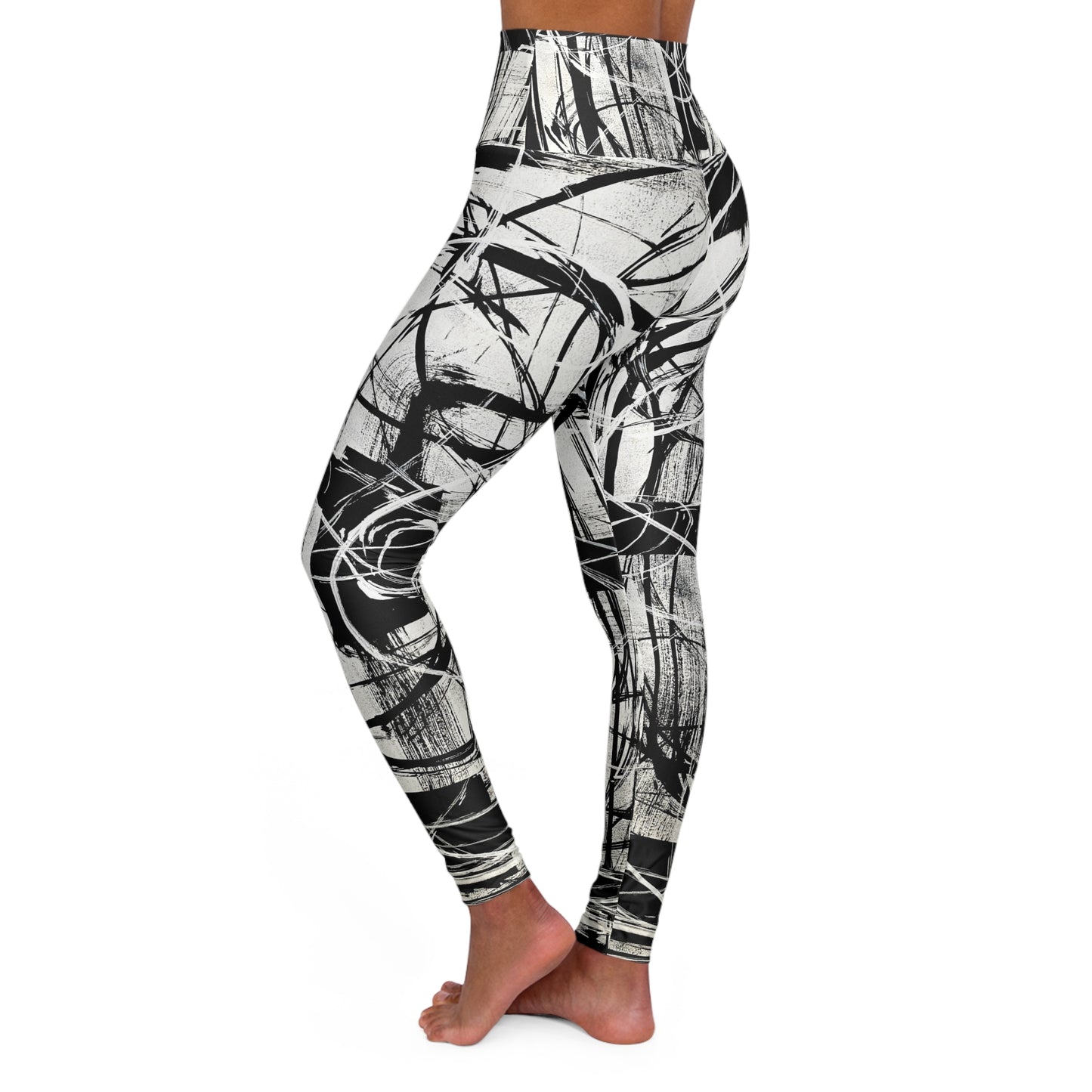 High Waisted Leggings (AOP) by Dani Wilson
