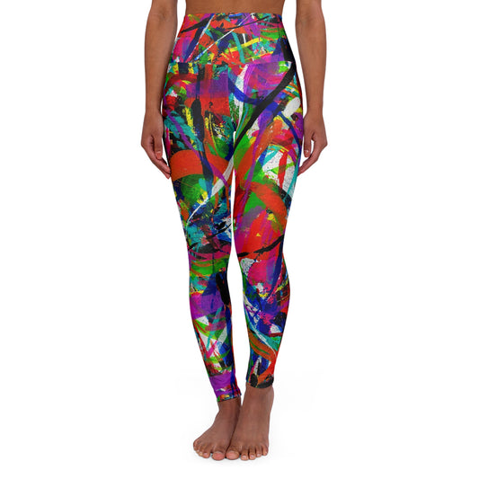 High Waisted Leggings (AOP) by Dani Wilson