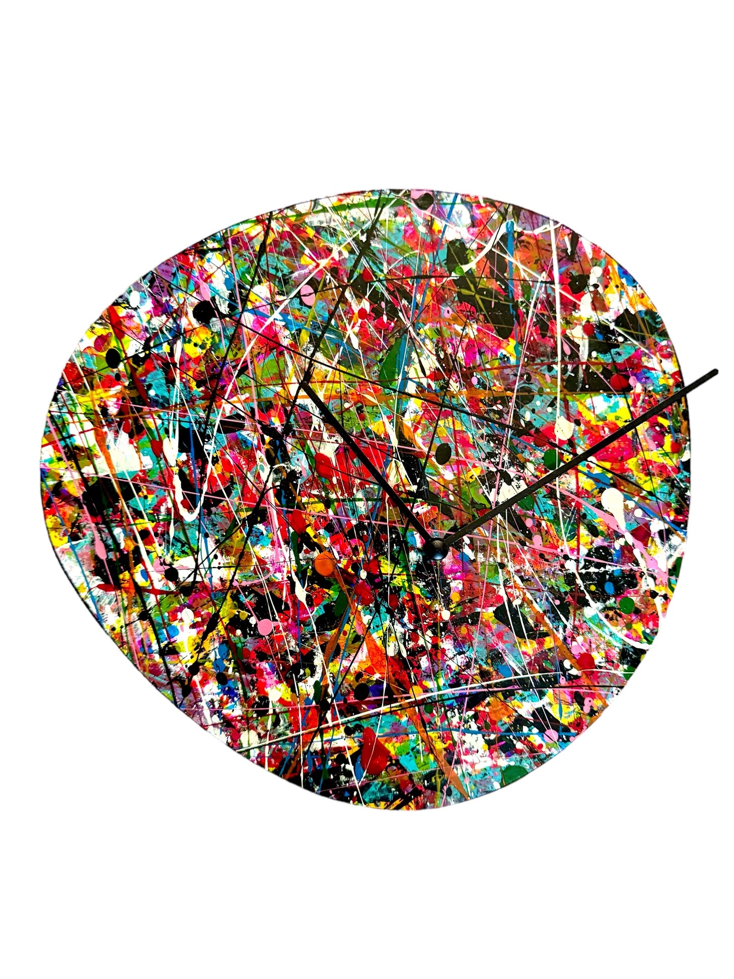 4-Featured - It's About Time (11x11) - Abstract Clock