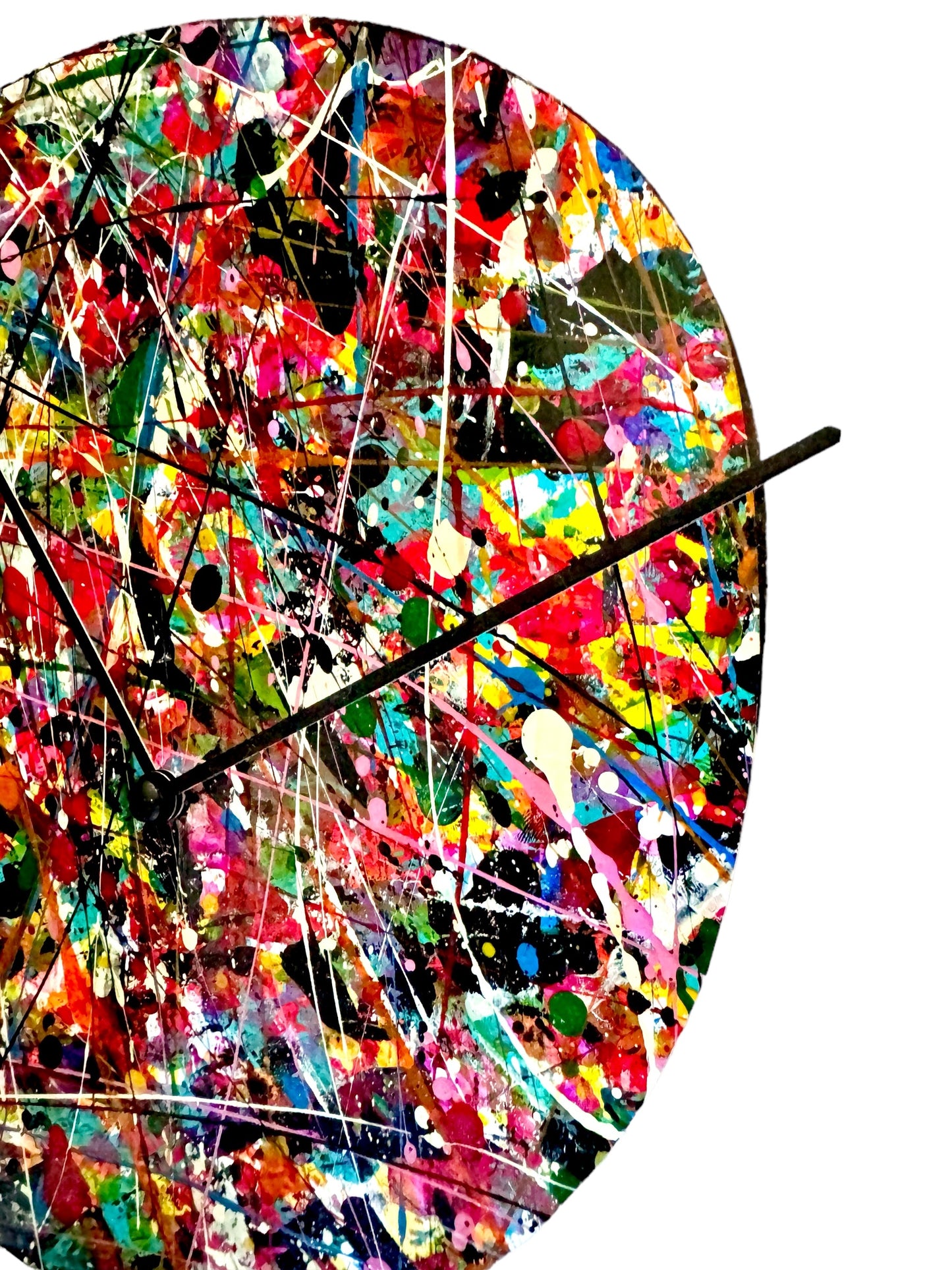 4-Featured - It's About Time (11x11) - Abstract Clock