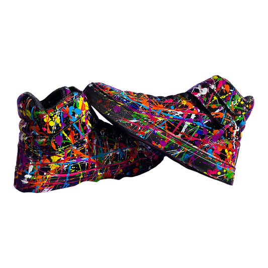 Custom Made: Hand-Painted High-Top Sneakers