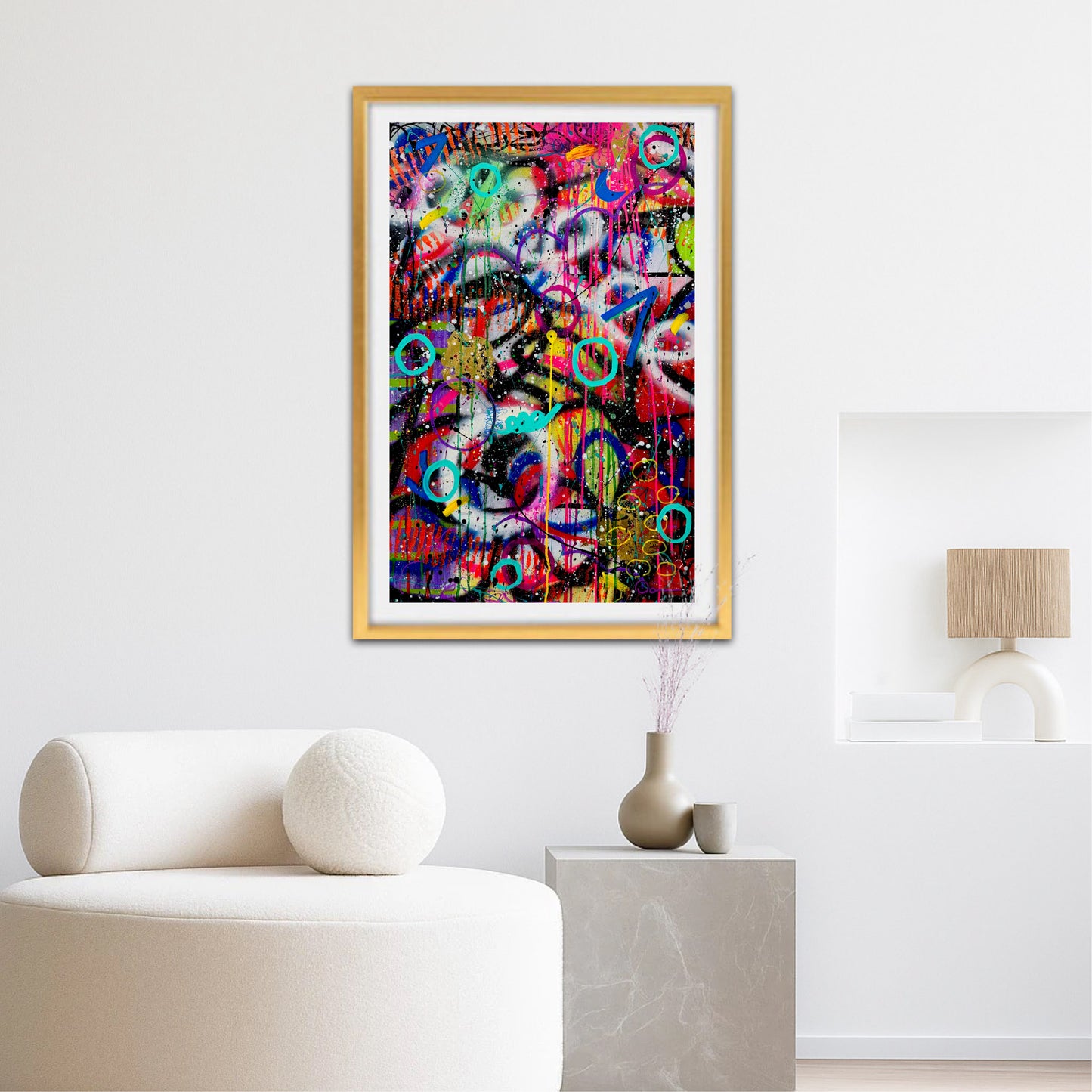 0-Featured -"Loud Silence" (24x36) - Original abstract mixed media painting on premium art paper