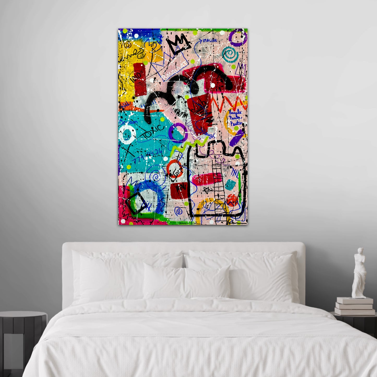 6-Featured - My To Do List (24x36) - Original abstract mixed media painting on canvas