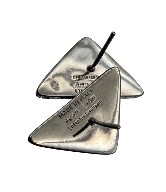 3- Featured - PRADA Symbol Earrings - 3/4" long