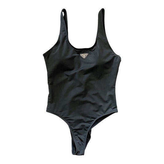 Black Prada one-piece swimsuit fits sizes 12-16 (Size: XL)