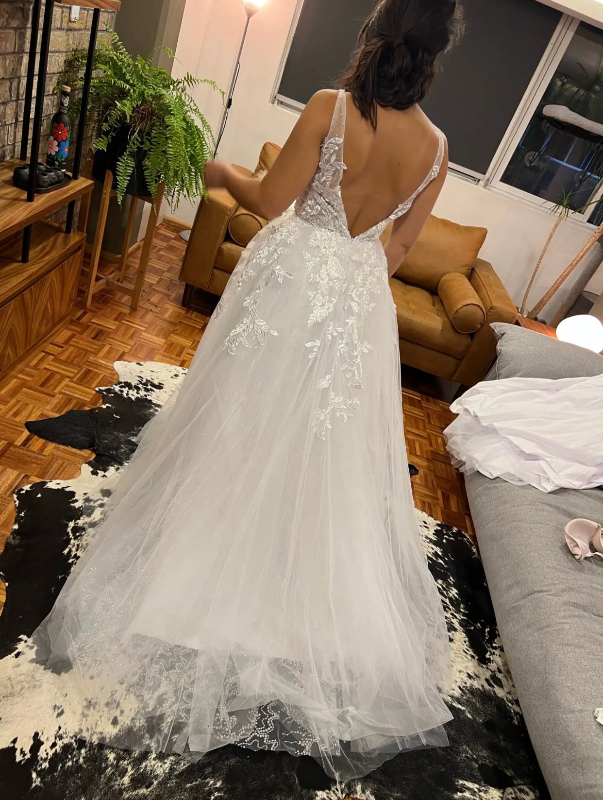 Sexy vintage cheap wedding dress