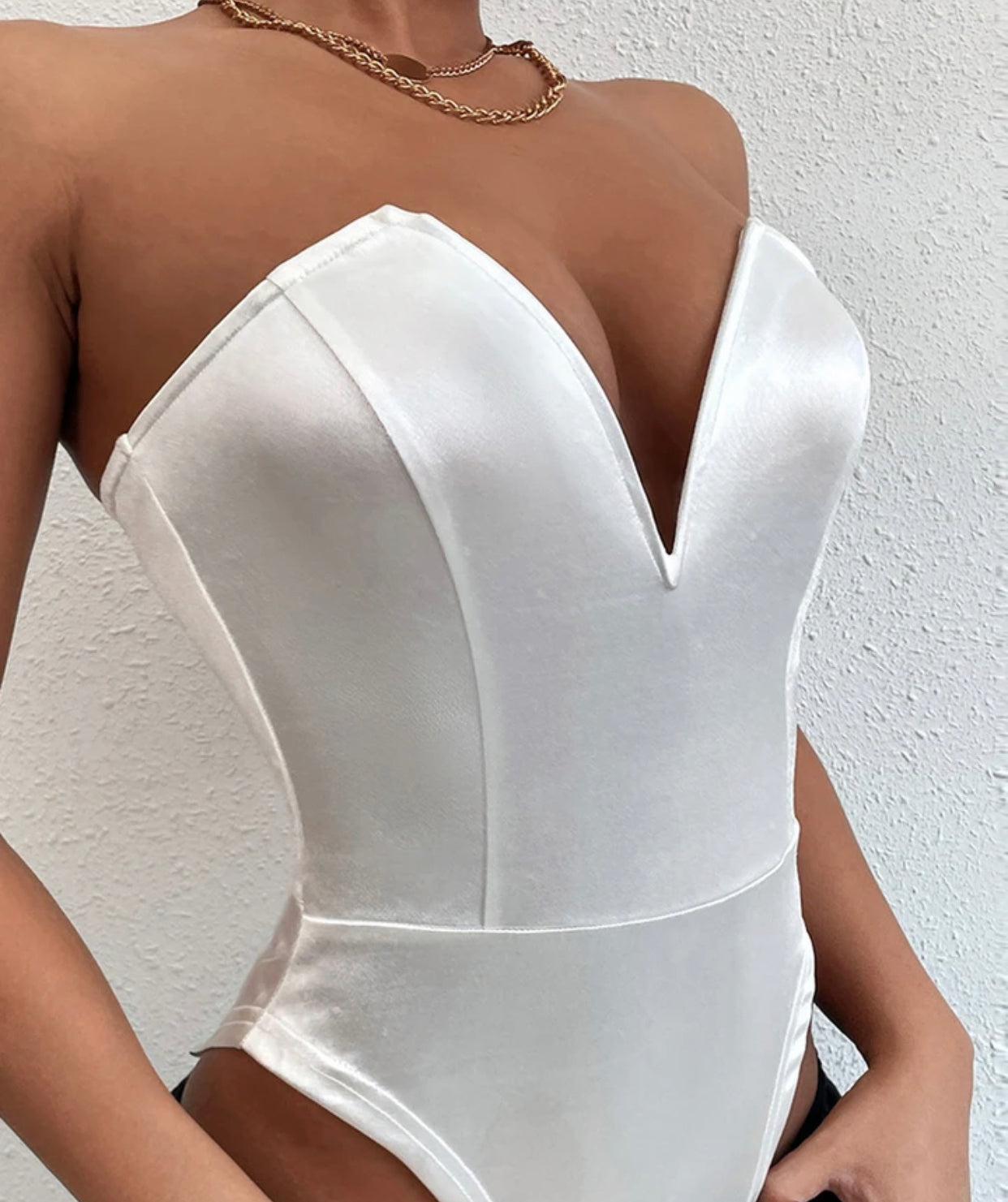 Custom Made: Very Sexy Wedding Bodysuit To Wear With Your Wedding Skir –  Dani Wilson Designs