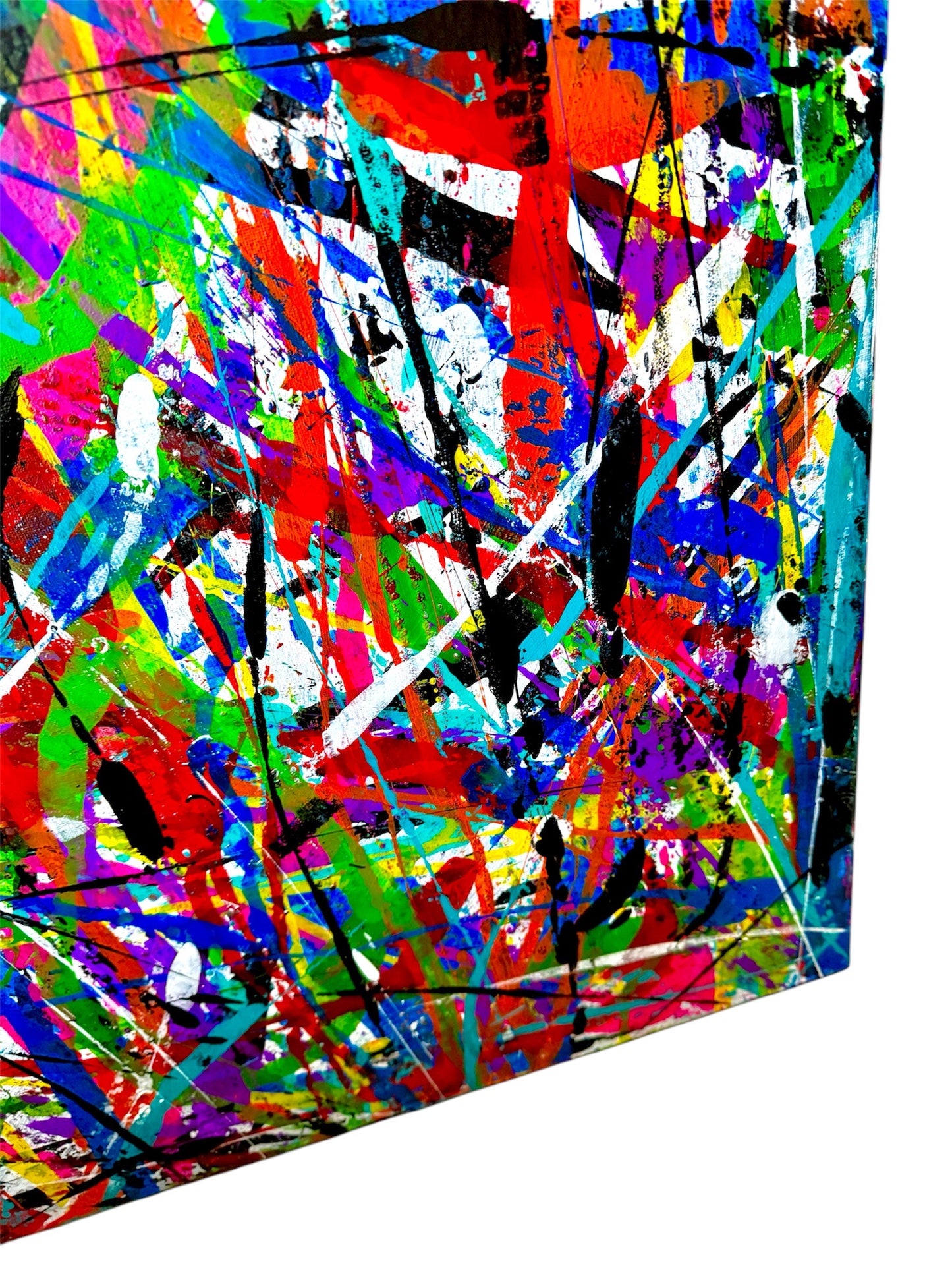 0-Featured - Reckless Abandon (36x48)  Large abstract acrylic fine art canvas wall art painting